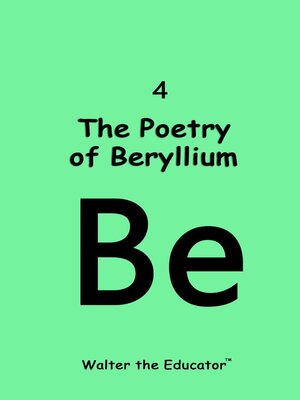 cover image of The Poetry of Beryllium